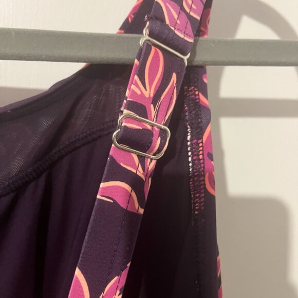 LANDS END TANKINI TOP WITH BRA SZ 14 - Picture 4 of 7